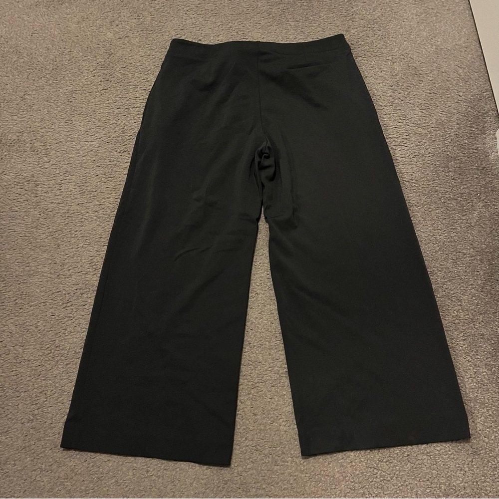 COS Black Wide Leg Cropped Pants - Picture 3 of 5